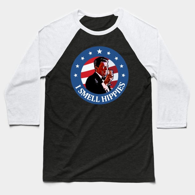 I smell hippies Baseball T-Shirt by JayD World